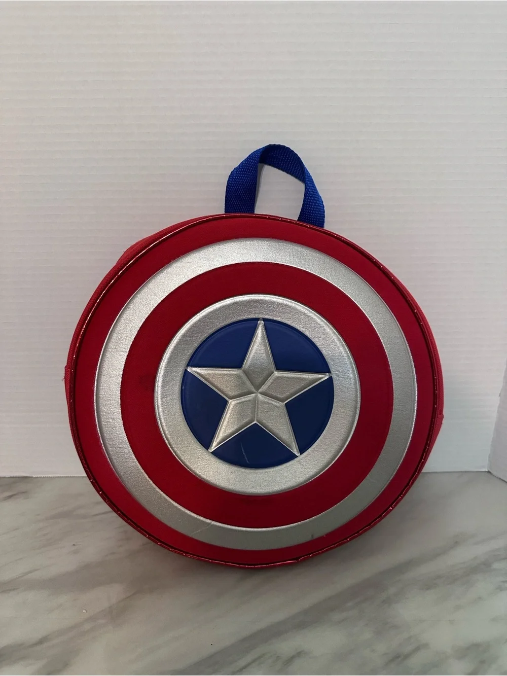Marvel Red, Silver & Blue Captain Shield Wall Accent